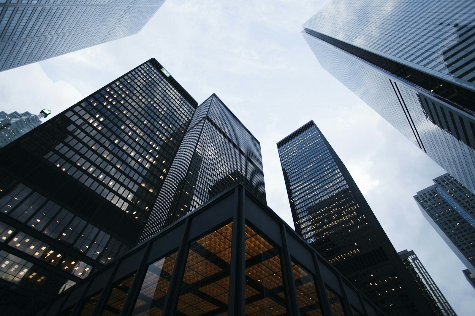 Financial district towers